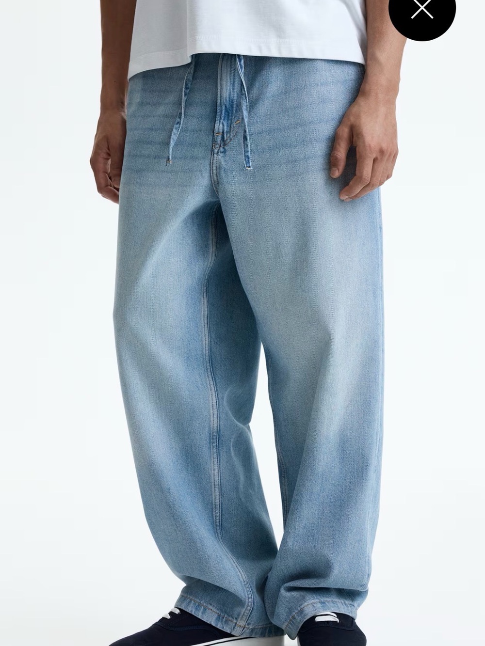 H&M Light Blue Relaxed Fit Men's Jeans